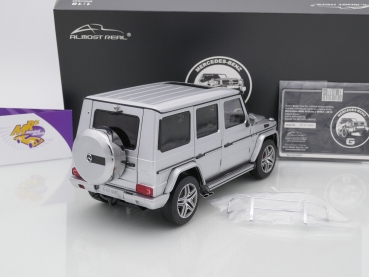 Preview: Almost Real 820601 # Mercedes AMG G63 W463 Baujahr 2015 " irdiumsilbermetallic " 1:18