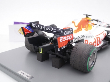 Spark 12S031 # Red Bull Honda RB16B Nr.33 2nd Türkish GP 2021 white special livery " Max Verstappen " 1:12
