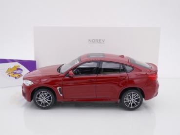Preview: Norev 183242 # BMW X6 M SUV Limousine Baujahr 2015 " dunkelrotmetallic " 1:18