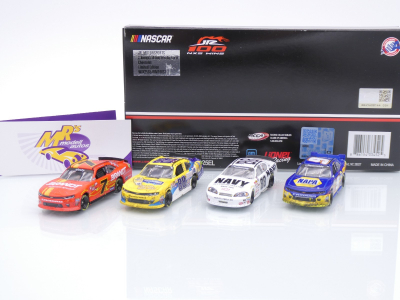Lionel Racing WXX2565JRM100ST # 4 Car Set Chevrolet Camaro NASCAR Xfinity " JR Motorsports 100 Xfinty Wins " 1:64