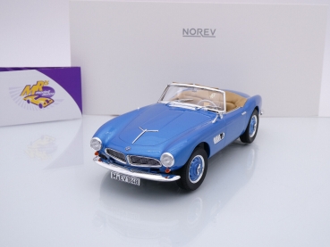 Norev 183234 # BMW 507 Cabrio offen Baujahr 1956 " blaumetallic " 1:18