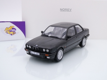 Norev 183203 # BMW 325i Limousine E30 Baujahr 1988 " schwarzmetallic " 1:18