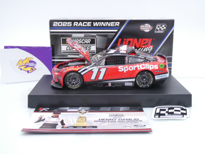 Lionel Racing W112523SCTDHL # Toyota Camry NASCAR 2025 " Denny Hamlin - Sport Clips Throwback Darlington Win " 1:24