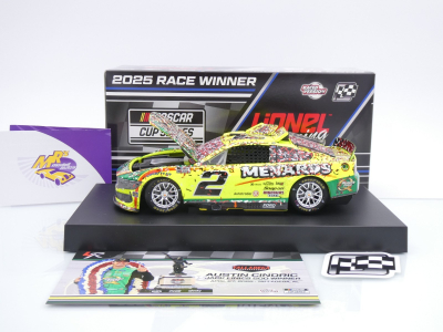 Lionel Racing WX22523MENAEJ # Ford Mustang NASCAR 2025 " Austin Cindric - Menards Talladega Win " 1:24