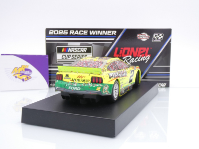 Preview: Lionel Racing WX22523MENAEJ # Ford Mustang NASCAR 2025 " Austin Cindric - Menards Talladega Win " 1:24