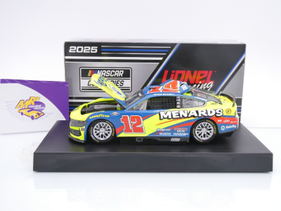 Lionel Racing C122523MNTRB # Ford Mustang NASCAR 2025 " Ryan Blaney - Menards Throwback " 1:24