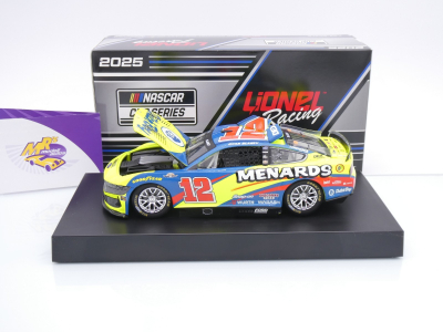 Preview: Lionel Racing C122523MNTRB # Ford Mustang NASCAR 2025 " Ryan Blaney - Menards Throwback " 1:24