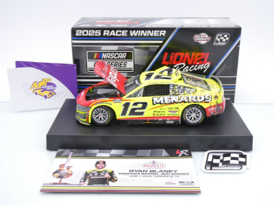 Preview: Lionel Racing W122523MENRB9 # Ford Mustang NASCAR 2025 " Ryan Blaney - Menards Nashville Win " 1:24