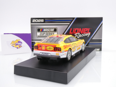 Preview: Lionel Racing C222523SHDJL # Ford Mustang NASCAR 2025 " Joey Logano - Shell / Pennzoil Throwback " 1:24