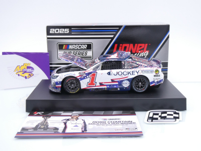 Lionel Racing WX12523JOKRZM # Chevrolet Camaro NASCAR 2025 " Ross Chastain - Jockey x Folds of Honor Salutes Charlotte Win " 1:24