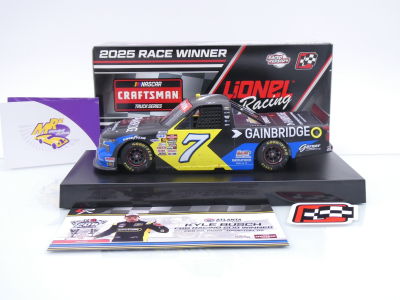 Lionel Racing WX72524GNBKLD # Chevrolet Silverado NASCAR Truck 2025 " Kyle Busch - Gainbridge Atlanta Win " 1:24