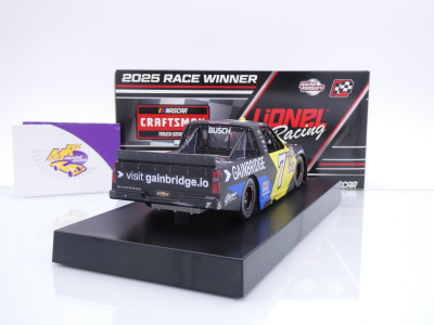 Preview: Lionel Racing WX72524GNBKLD # Chevrolet Silverado NASCAR Truck 2025 " Kyle Busch - Gainbridge Atlanta Win " 1:24