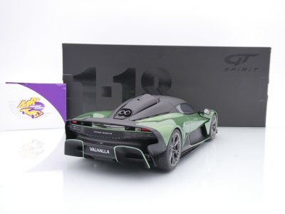 Preview: GT Spirit GT558 # Aston Martin Valhalla Baujahr 2025 " Iridescentgrünmetallic " 1:18