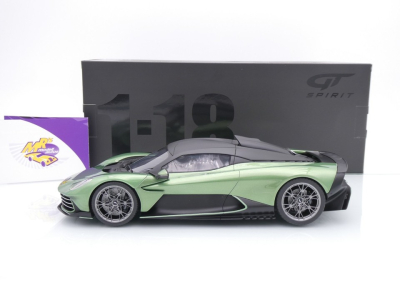 Preview: GT Spirit GT558 # Aston Martin Valhalla Baujahr 2025 " Iridescentgrünmetallic " 1:18