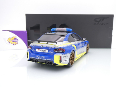 Preview: GT Spirit GT573 # BMW M2 AC Schnitzer ACS2 Baujahr 2024 " Essen Motor Show POLIZEI " 1:18