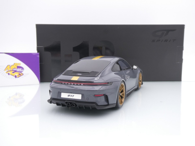 Preview: GT Spirit GT577 # Porsche 911 (991.2) GT3 Touring Baujahr 2025 " dunkelgrau " 1:18