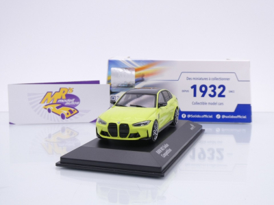 Solido S4315303 # BMW M3 G80 Competition Limousine Baujahr 2023 " Sao Paulo Gelb " 1:43