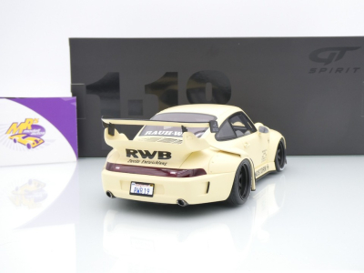 Preview: GT Spirit GT566 # Porsche 911 (993) RWB Rauh Welt Baujahr 2023 " Sanstorm Sabds " 1:18