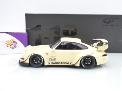 Preview: GT Spirit GT566 # Porsche 911 (993) RWB Rauh Welt Baujahr 2023 " Sanstorm Sabds " 1:18