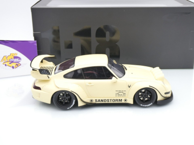 Preview: GT Spirit GT566 # Porsche 911 (993) RWB Rauh Welt Baujahr 2023 " Sanstorm Sabds " 1:18