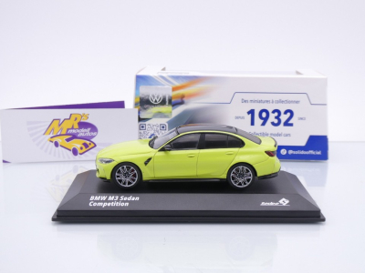 Preview: Solido S4315303 # BMW M3 G80 Competition Limousine Baujahr 2023 " Sao Paulo Gelb " 1:43