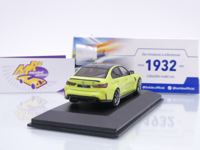 Preview: Solido S4315303 # BMW M3 G80 Competition Limousine Baujahr 2023 " Sao Paulo Gelb " 1:43