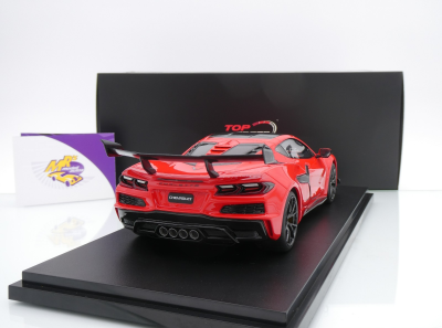 Preview: Top Speed TS0647 # Chevrolet Corvette ZR1 Baujahr 2025 " Torch Red " 1:18