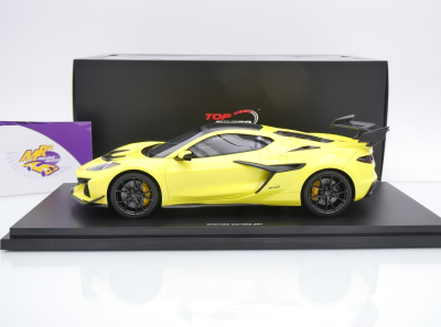 Preview: Top Speed TS0645 # Chevrolet Corvette ZR1 Baujahr 2025 " Accelerate Yellow " 1:18