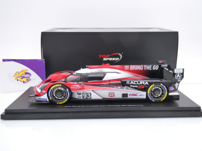 Preview: Top Speed TS0649 # Acura ARX-06 GTP Hypercar #93 3rd 12h Sebring 2025 " Meyer Shank Racing " 1:18