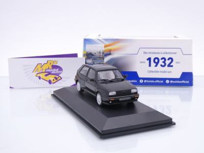 Preview: Solido S4311303 # Volkswagen VW Golf Rallye G60 MKII Baujahr 1989 " schwarz " 1:43