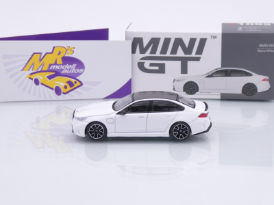 Preview: TSM MINI GT MGT01092-L # BMW M5 (G90) Limousine Baujahr 2025 LHD " Alpine White " 1:64