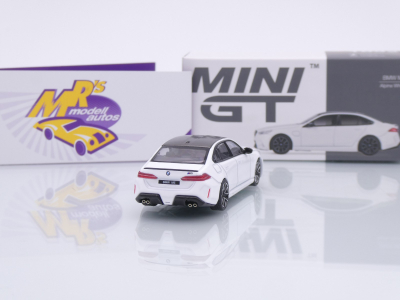 Preview: TSM MINI GT MGT01092-L # BMW M5 (G90) Limousine Baujahr 2025 LHD " Alpine White " 1:64