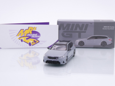 TSM MINI GT MGT01096-L # BMW M5 (G99) Touring Baujahr 2025 LHD " Brooklyn Grey Metallic " 1:64