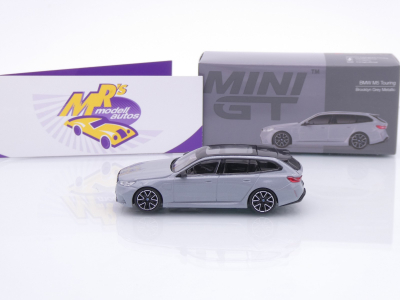 Preview: TSM MINI GT MGT01096-L # BMW M5 (G99) Touring Baujahr 2025 LHD " Brooklyn Grey Metallic " 1:64