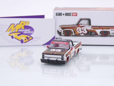 TSM MINI GT KHM212 # Chevrolet Silverado Pickup #33 1990 " Kaido House - Intimidator (Dale Earnhardt) V1 " 1:64