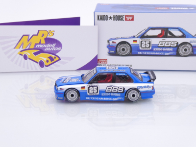 Preview: TSM MINI GT KHM223 # BMW M3 E30 #25 " Kaido House - BBS Touring Champ V1 " 1:64