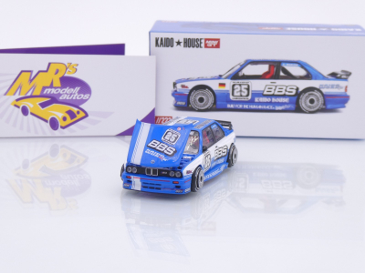 Preview: TSM MINI GT KHM223 # BMW M3 E30 #25 " Kaido House - BBS Touring Champ V1 " 1:64