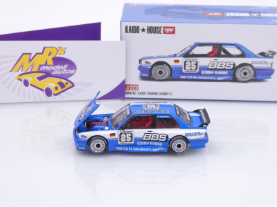 TSM MINI GT KHMG223 # BMW M3 E30 #25 " Kaido House - BBS Touring Champ V1 " 1:64