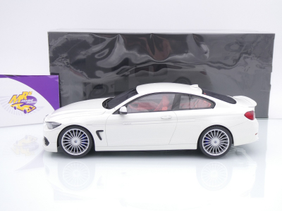 Preview: GT Spirit GT963 # BMW Alpina B4 (F32/33) BI Turbo Baujahr 2014 " Alpinaweißmetallic " 1:18