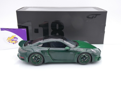 Preview: GT Spirit GT959 # Brabus 900 Rocket-R Porsche 911 992 Turbo S Baujahr 2024 " dunkelgrün " 1:18