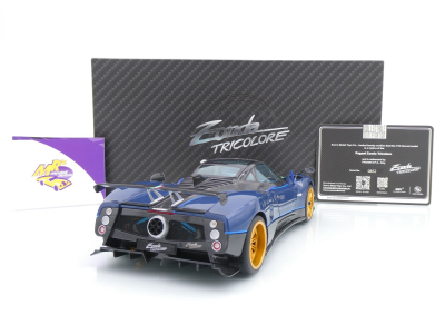 Preview: Almost Real 850620001 # Pagani Zonda Tricolore Baujahr 2010 " dunkelblaumetallic " 1:18