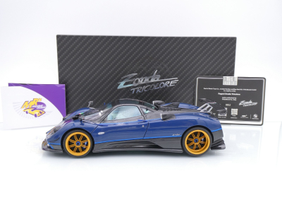 Preview: Almost Real 850620001 # Pagani Zonda Tricolore Baujahr 2010 " dunkelblaumetallic " 1:18