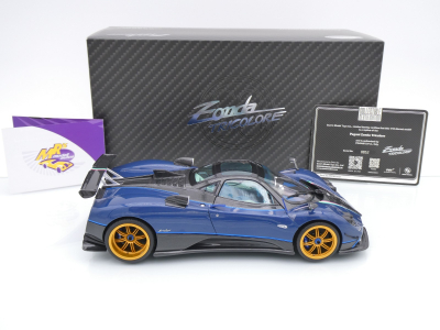 Preview: Almost Real 850620001 # Pagani Zonda Tricolore Baujahr 2010 " dunkelblaumetallic " 1:18