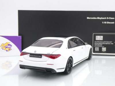 Preview: Almost Real 820142 # Mercedes-Maybach S-Klasse Night Series Baujahr 2023 " mattweißmetallic " 1:18