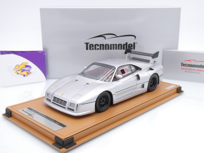 Tecnomodel TM18-361F # Ferrari 288 GTO Evoluzione Baujahr 1985 " Nürburgring Silver " 1:18