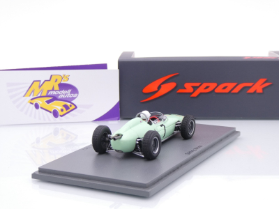 Preview: Spark S7450 # Lotus 18-21 F1 #7 Glover Trophy 1962 " Sterling Moss " 1:43