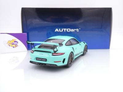 Preview: AUTOart 78181 # Porsche 911 (991.2) GT3 RS Baujahr 2017 " Mintgrün " 1:18