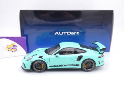 Preview: AUTOart 78181 # Porsche 911 (991.2) GT3 RS Baujahr 2017 " Mintgrün " 1:18