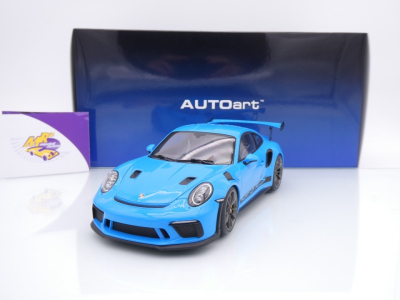 AUTOart 78182 # Porsche 911 (991.2) GT3 RS Baujahr 2017 " Rivierablau " 1:18