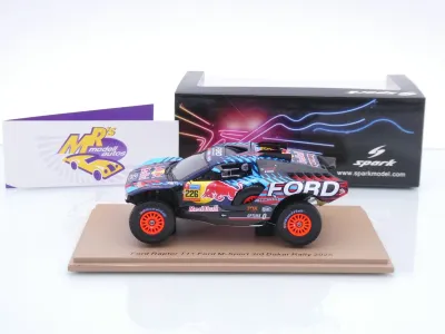 Preview: Spark S6004 # Ford Raptor T1+ #226 3rd Rallye Dakar 2025 " Mattias Ekström " 1:43